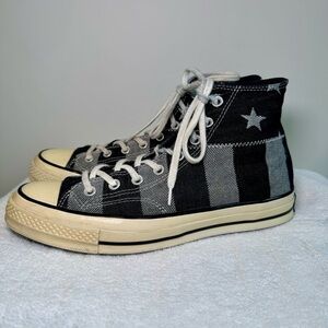 Converse Chuck 70 High Stars & Stripes sneaker model number 167709C M 9.5 W 11.5